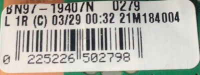 MAIN PARA SAMSUNG 4K·UHD·HDR SMART TV / NUMERO DE PARTE BN94-17461X / BN41-0301A / BN97-19407N / BN9417461X / PANEL'S CY-QB055FHAV1H / CY-QB055FHHV1H / DISPLAY ST5461D19-2 VER.2.1 / MODELOS QN55LS03 / QN55LS03BAFXZA CA09 / QN55LS03BAFXZA CA02 - Imagen 2